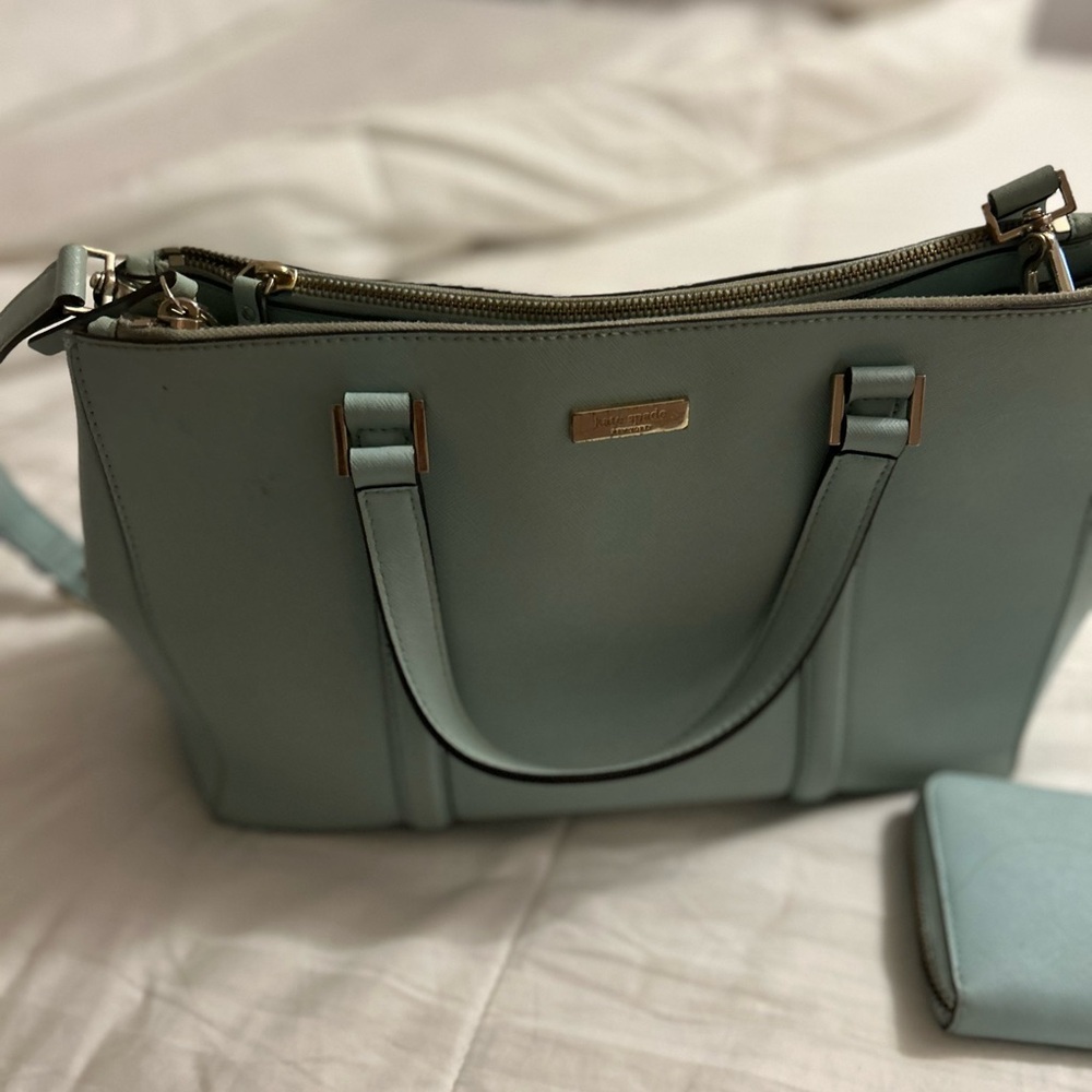 Kate Spade Sky Blue Satchel - Picture 2 of 5